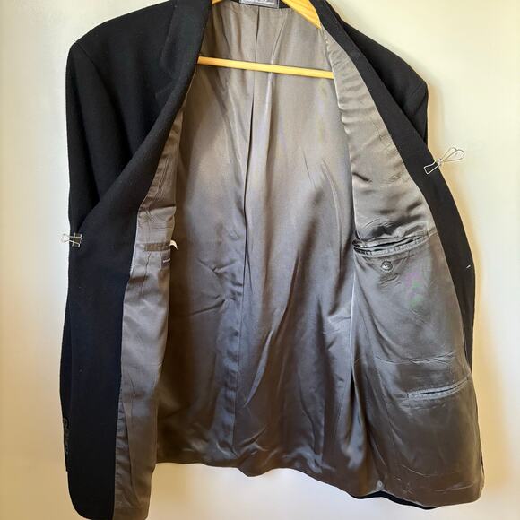 Vintage Oscar De La Renta Cashmere Blend Blazer Dinner Jacket - Picture 6 of 7